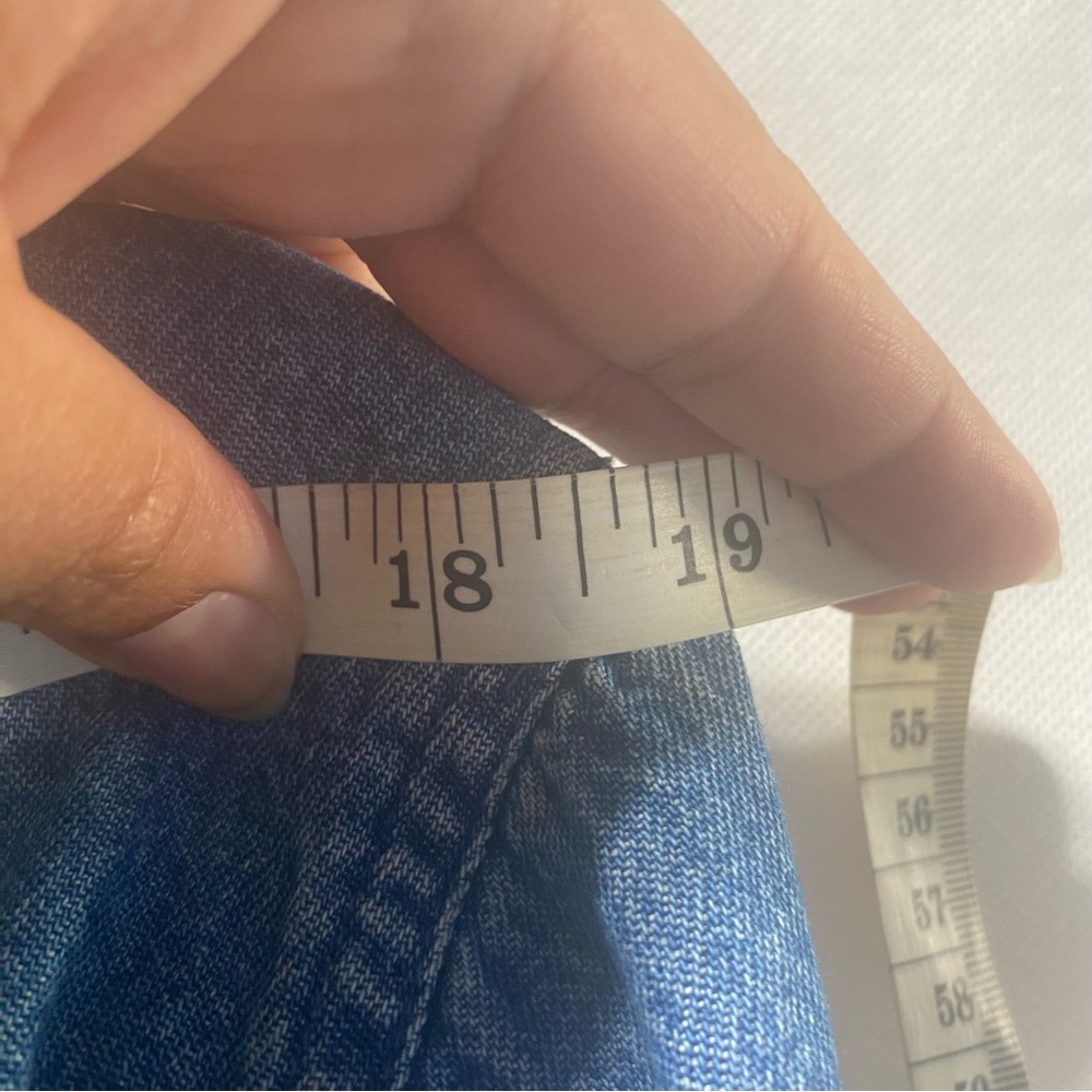 Denim & Co. Denim Shirt -Size L - Picture 5 of 6